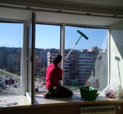 Мытье окон в однокомнатной квартире Коломна